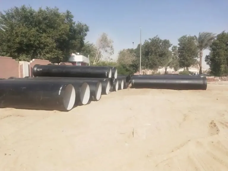لحل أزمة المياة بشكل نهائي البدء في توريد المواسير اللازمة لإحلال وتجديد 27 كيلو متراً من خط الكريمات تنفيذاً لتوجيهات رئيس الوزراء