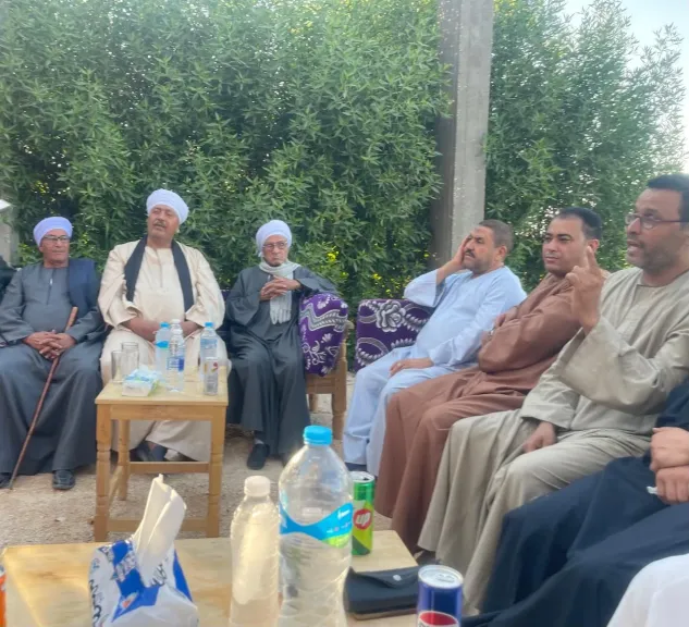 وفد من وجهاء وشيوخ وشباب البلابيش في زيارة دعم ومساندة للدكتور حمدي سليمان: وحدة الصف في دار السلام خلف مرشح الشيوخ