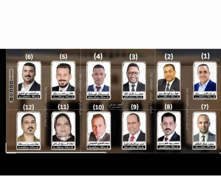 مرشحو دار السلام سوهاج